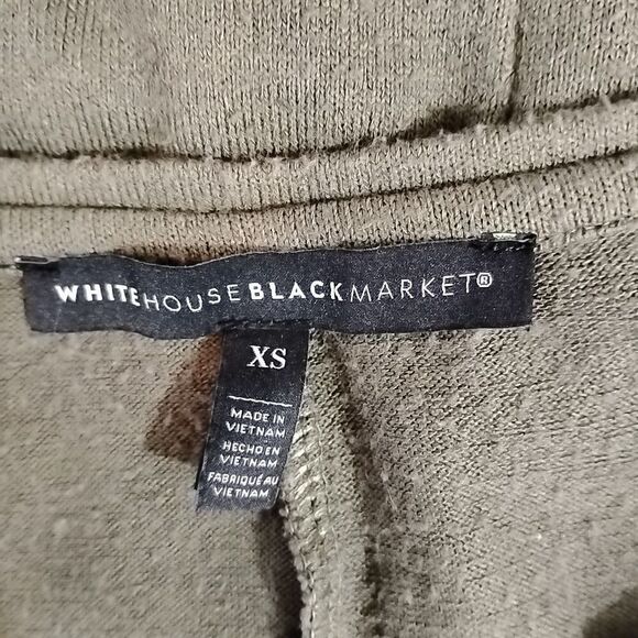 WHBM Womens XS Green Top Pullover Long Sleeve Loose fit - Picture 3 of 4